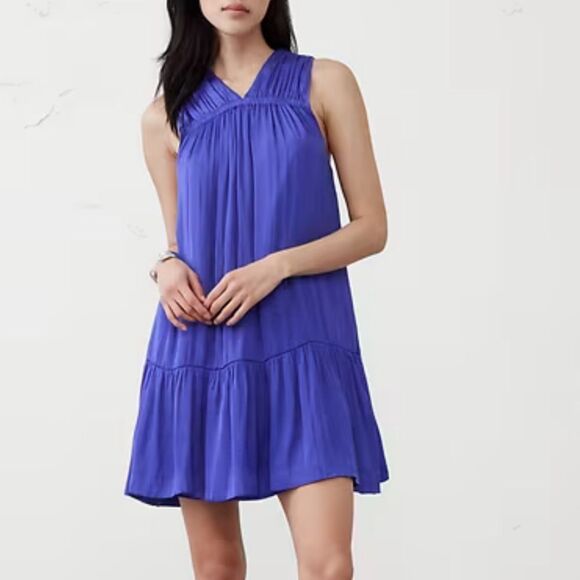 Banana Republic Halter Mini Dress, Night Fuchsia, Size L, NWT - Picture 9 of 10